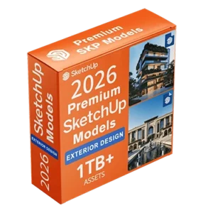 2026 Exterior SketchUp Models Library