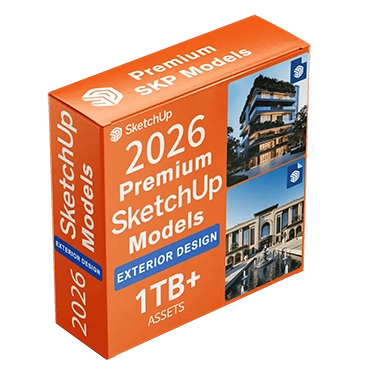 2026 Exterior SketchUp Models Library